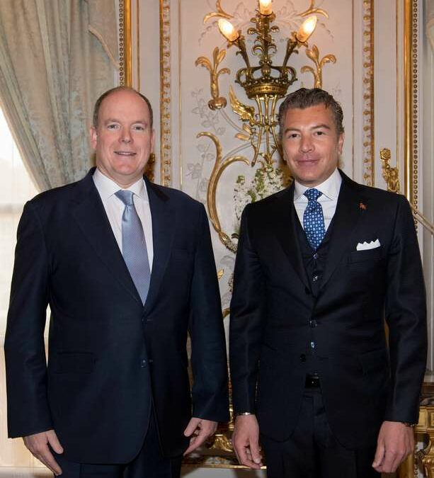 Ambasciatore Dario Item presenta le credenziali al Principe Alberto II di Monaco